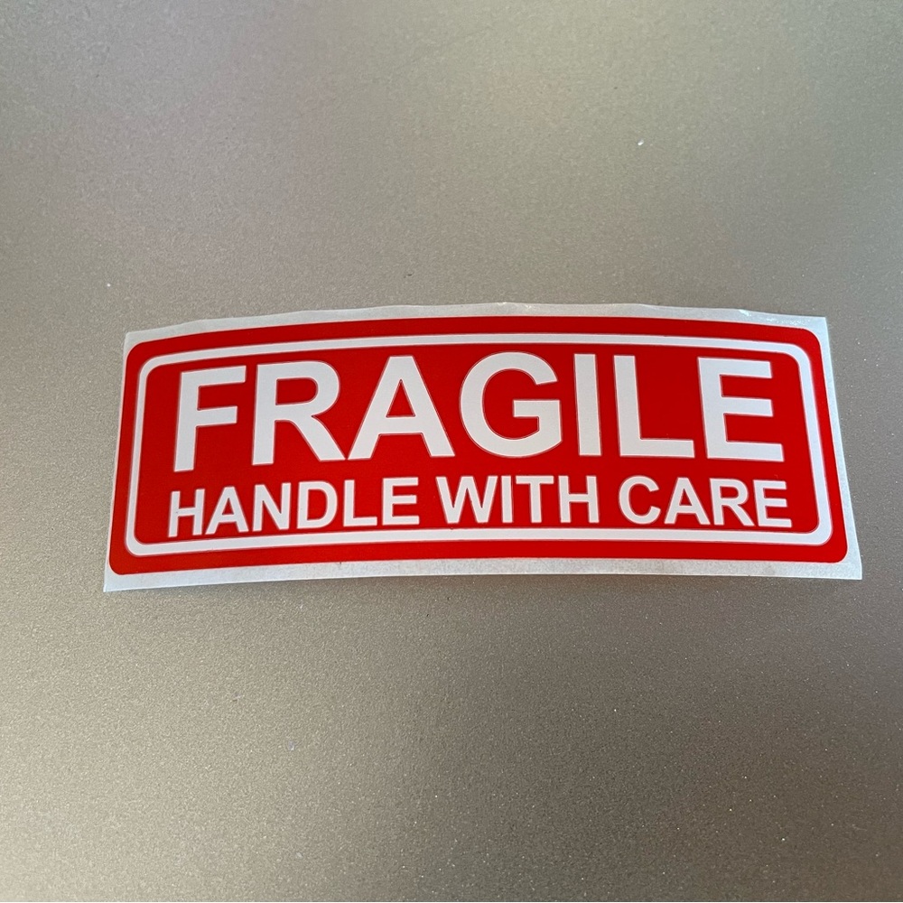 50 Fragile stickers